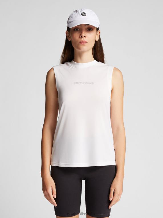 топ од шкољки од острига бео одећу Жене PDV4J1470 North Sails