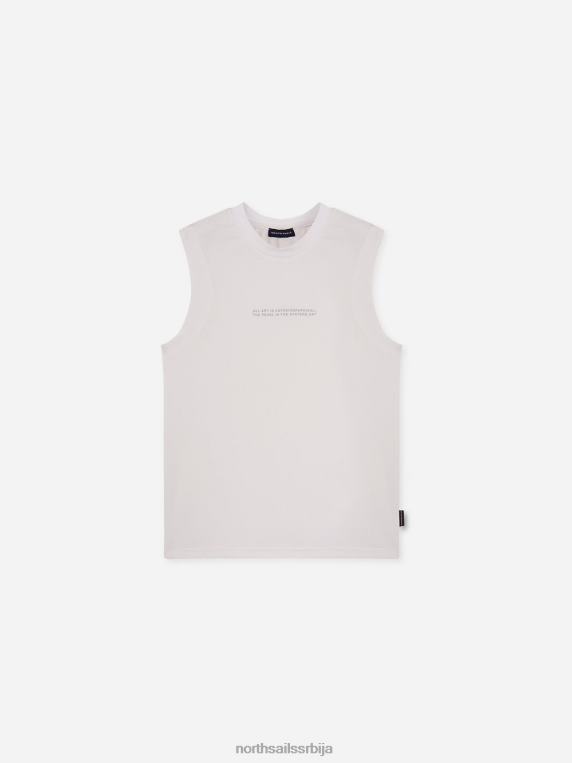 топ од шкољки од острига бео одећу Жене PDV4J1470 North Sails