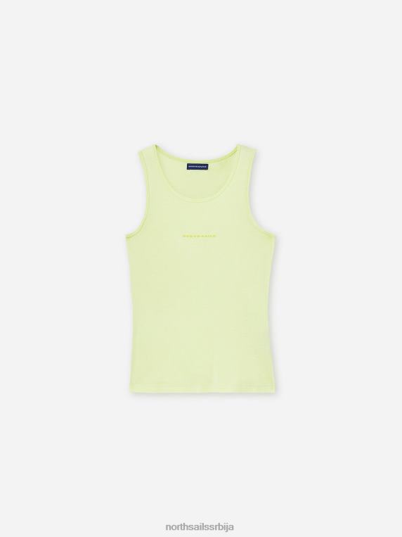 мајица без рукава од памука и бамбуса лагани сумпор одећу Жене PDV4J1481 North Sails