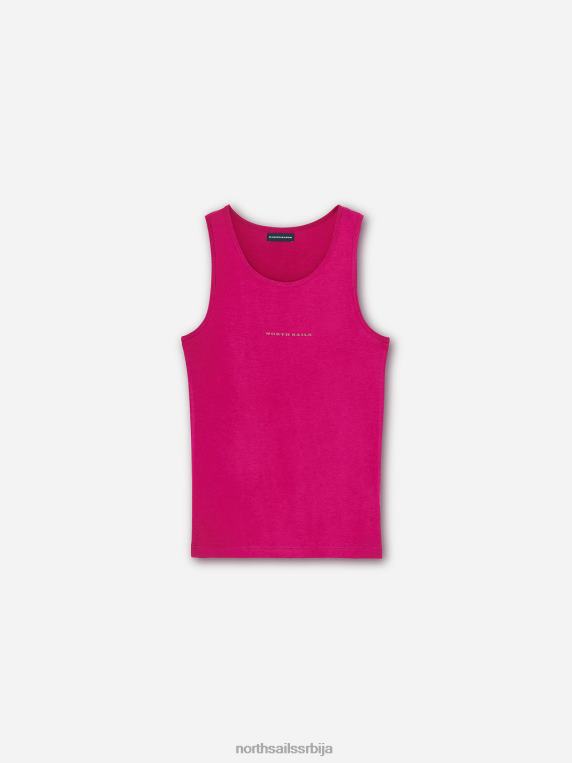 мајица без рукава од памука и бамбуса орхидеја одећу Жене PDV4J1482 North Sails