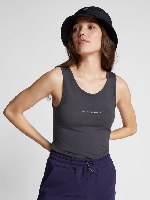 мајица без рукава од памука и бамбуса фантомски одећу Жене PDV4J1484 North Sails