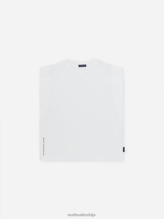 врх од памука и бамбуса бео одећу Жене PDV4J1485 North Sails