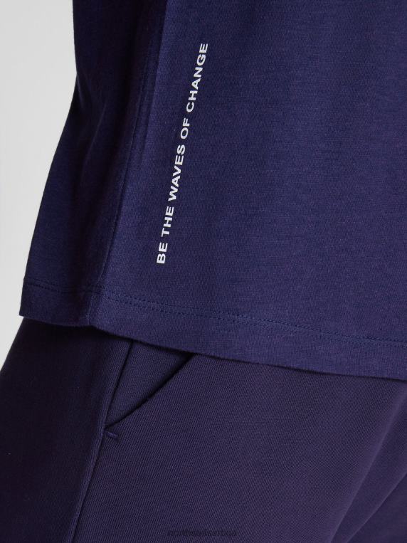 врх од памука и бамбуса поноћно плава одећу Жене PDV4J1486 North Sails