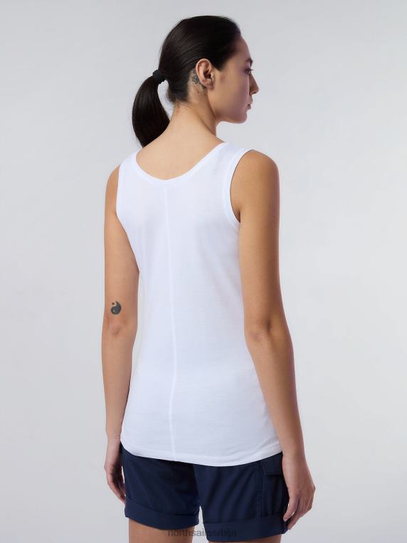 топ од бамбуса бео одећу Жене PDV4J561 North Sails