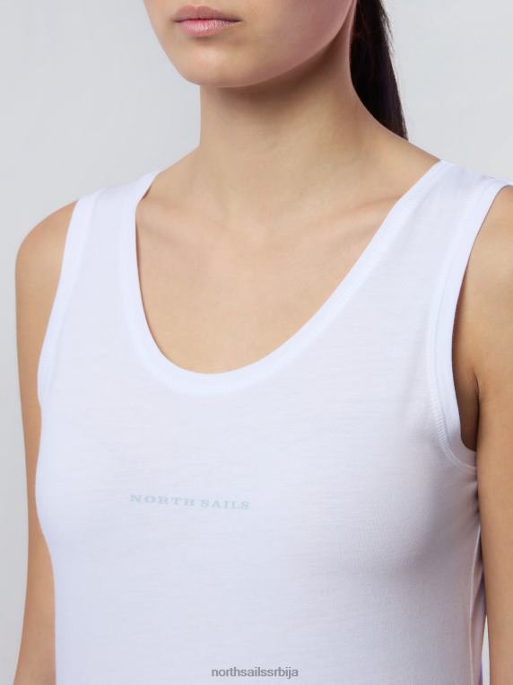 топ од бамбуса бео одећу Жене PDV4J561 North Sails