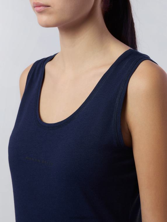 топ од бамбуса Морнарско плаво одећу Жене PDV4J563 North Sails