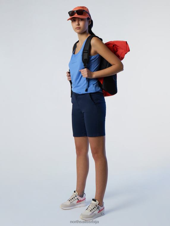 топ од бамбуса различка плава одећу Жене PDV4J564 North Sails