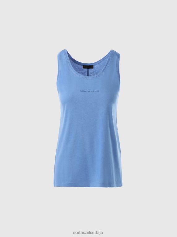 топ од бамбуса различка плава одећу Жене PDV4J564 North Sails