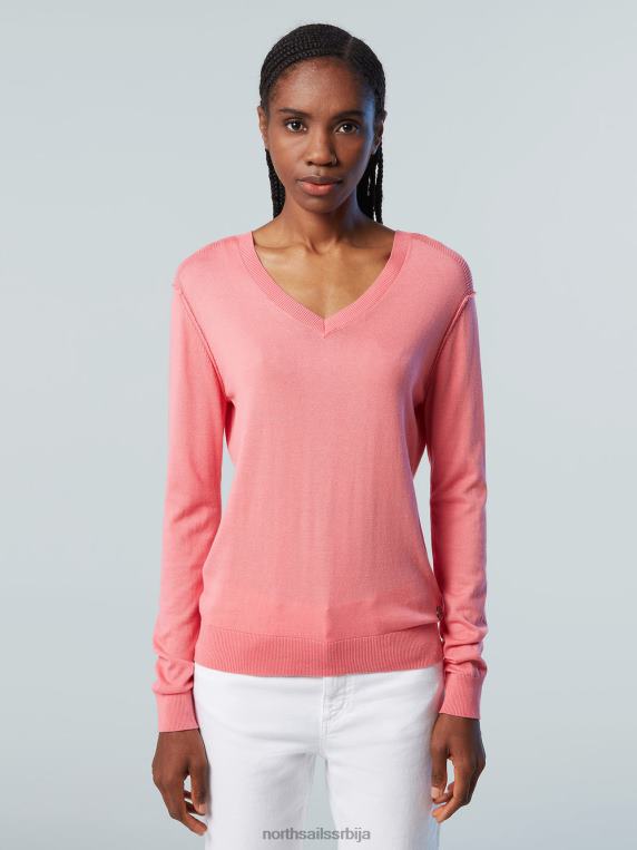 алое В-изрез чајна ружа одећу Жене PDV4J566 North Sails