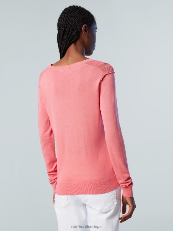 алое В-изрез чајна ружа одећу Жене PDV4J566 North Sails