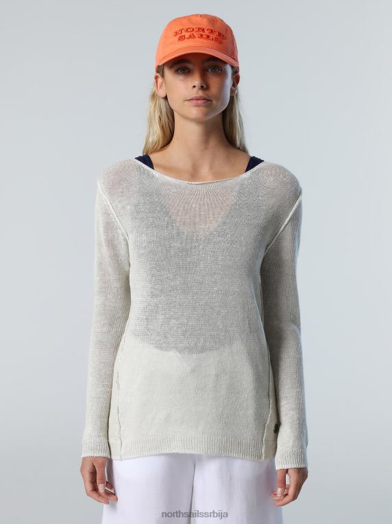 ланени горњи део са овратником крема од бадема одећу Жене PDV4J568 North Sails