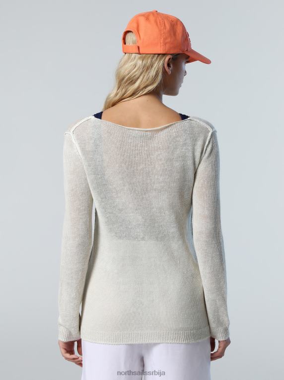 ланени горњи део са овратником крема од бадема одећу Жене PDV4J568 North Sails