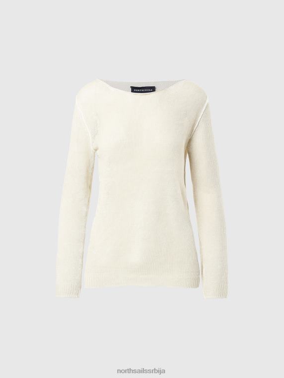 ланени горњи део са овратником крема од бадема одећу Жене PDV4J568 North Sails