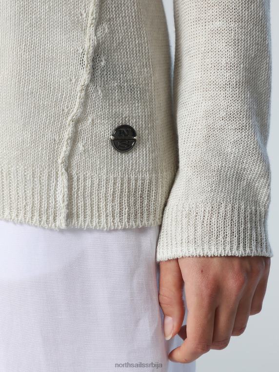 ланени горњи део са овратником крема од бадема одећу Жене PDV4J568 North Sails