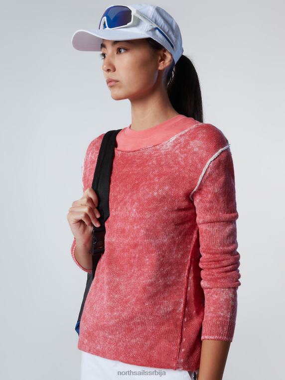 ланени горњи део са овратником чајна ружа одећу Жене PDV4J569 North Sails