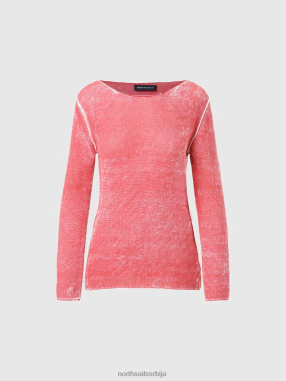 ланени горњи део са овратником чајна ружа одећу Жене PDV4J569 North Sails