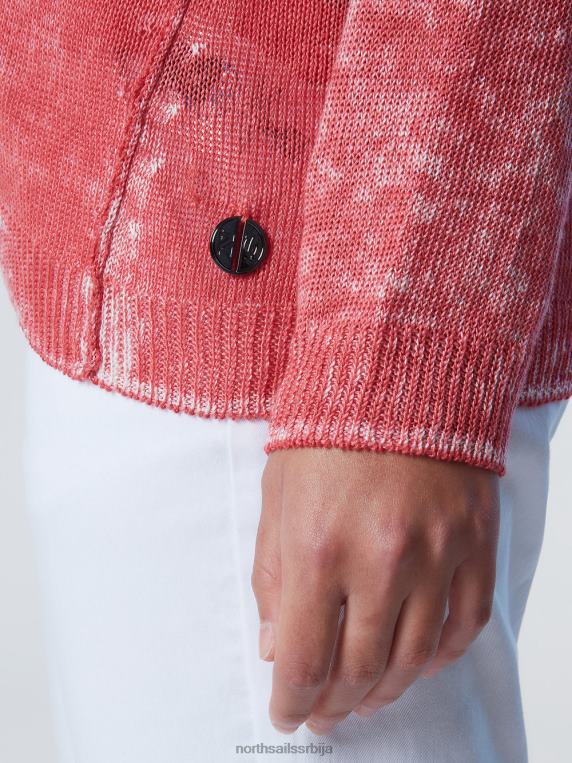 ланени горњи део са овратником чајна ружа одећу Жене PDV4J569 North Sails