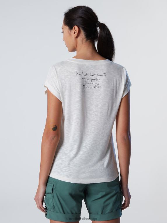 горњи део са в-изрезом крема од бадема одећу Жене PDV4J571 North Sails