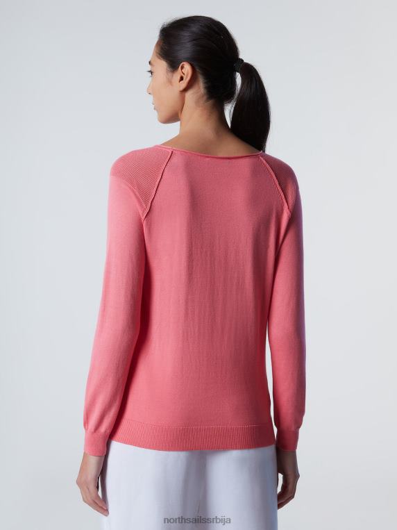 алое врх са чамцем чајна ружа одећу Жене PDV4J575 North Sails