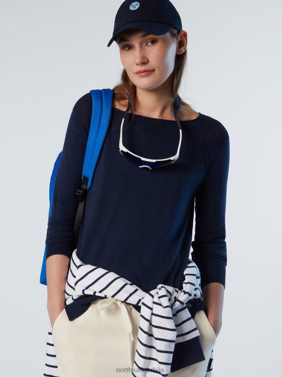 алое врх са чамцем Морнарско плаво одећу Жене PDV4J576 North Sails