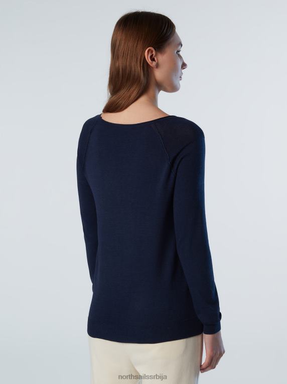 алое врх са чамцем Морнарско плаво одећу Жене PDV4J576 North Sails