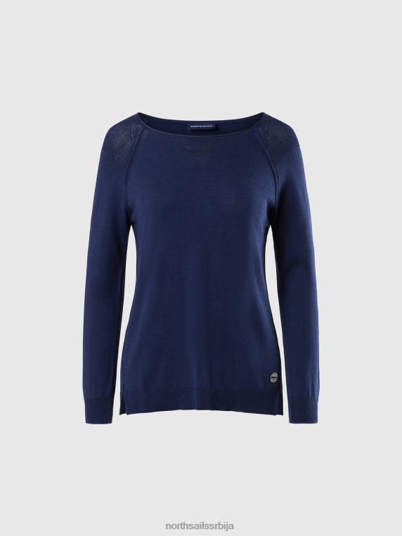 алое врх са чамцем Морнарско плаво одећу Жене PDV4J576 North Sails