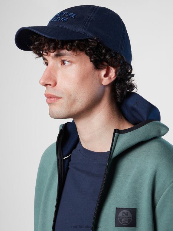 опрана памучна бејзбол капа тамни тексас Прибор мушкарци PDV4J451 North Sails