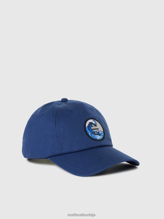 бејзбол капа са словима океанско плаво Прибор мушкарци PDV4J454 North Sails