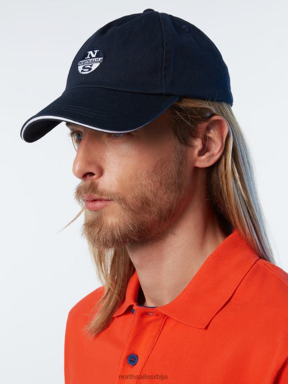 бејзбол капа са логотипом у тону Морнарско плаво Прибор мушкарци PDV4J458 North Sails