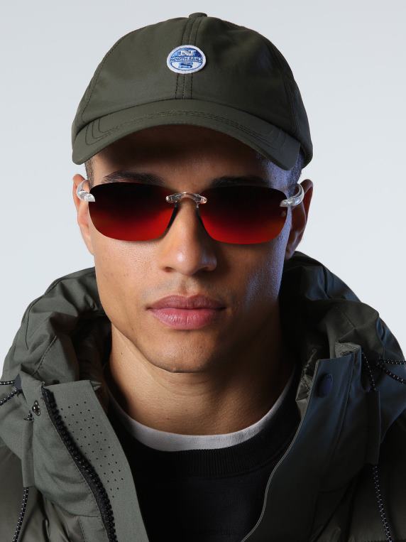 рециклирана најлонска капа бршљан зелен Прибор мушкарци PDV4J752 North Sails