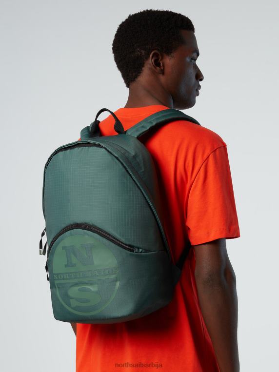 рециклирани најлонски ранац војнички зелени Прибор мушкарци PDV4J466 North Sails