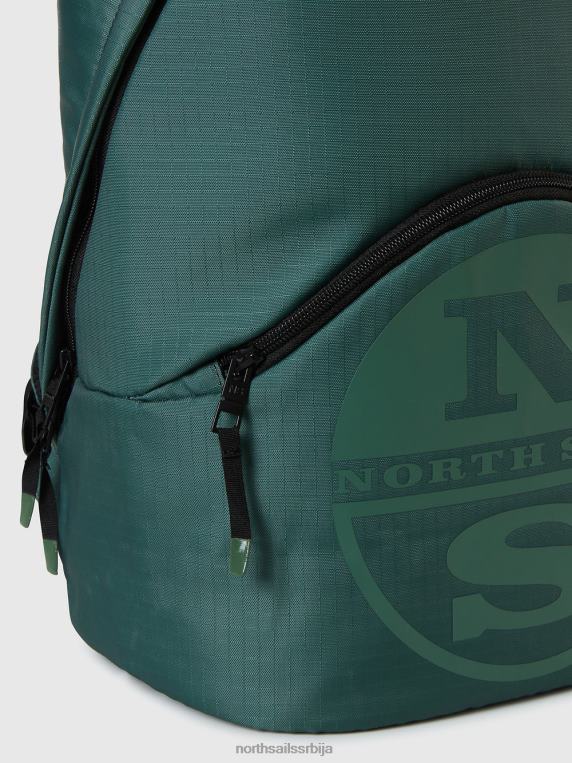 рециклирани најлонски ранац војнички зелени Прибор мушкарци PDV4J466 North Sails