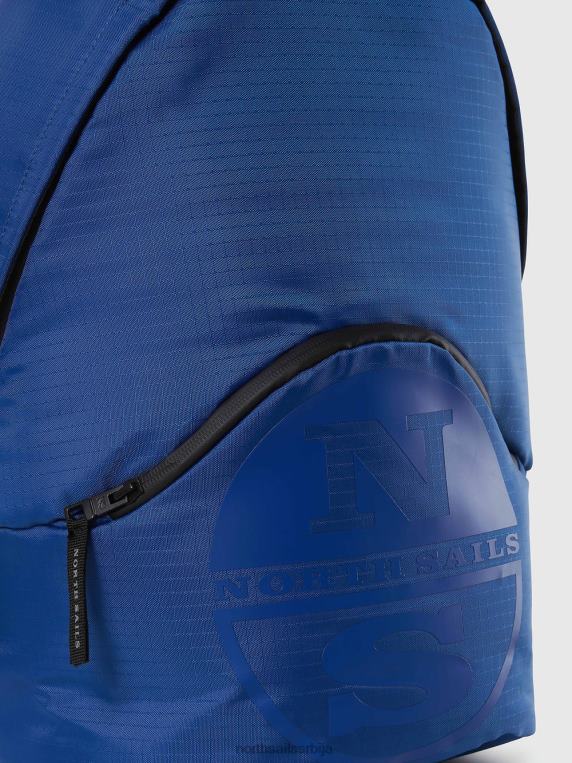 рециклирани најлонски ранац океанско плаво Прибор мушкарци PDV4J467 North Sails