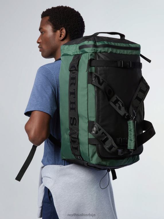 рециклирана рипстоп торба за дуффле војнички зелени Прибор мушкарци PDV4J472 North Sails