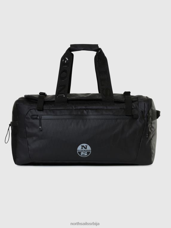 торба од рециклиране тканине црн Прибор мушкарци PDV4J473 North Sails