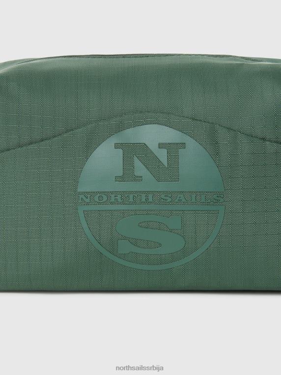 рециклирана рипстоп торба за прање војнички зелени Прибор мушкарци PDV4J476 North Sails
