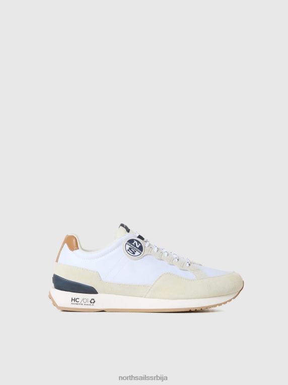 закачити прве патике бео обућа мушкарци PDV4J429 North Sails
