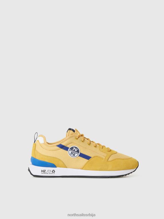 хоризон обичне патике жута обућа мушкарци PDV4J435 North Sails