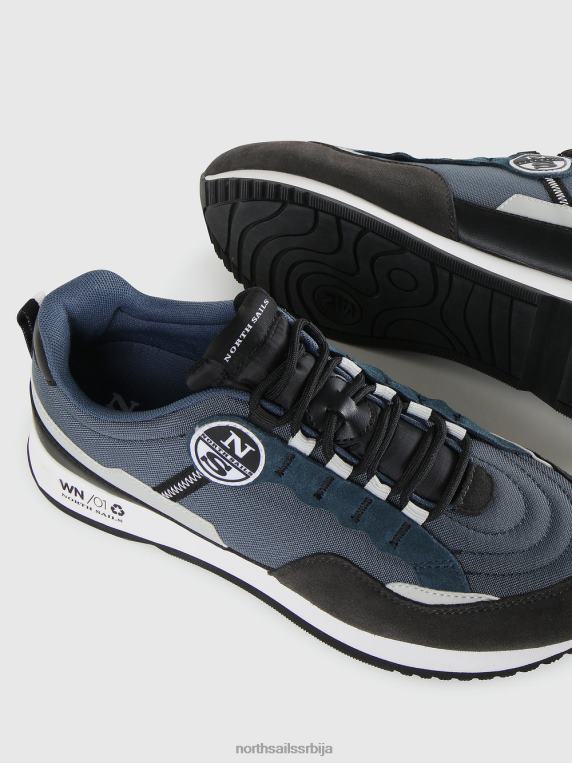 хитцх чисте патике сиво-зелена обућа мушкарци PDV4J709 North Sails