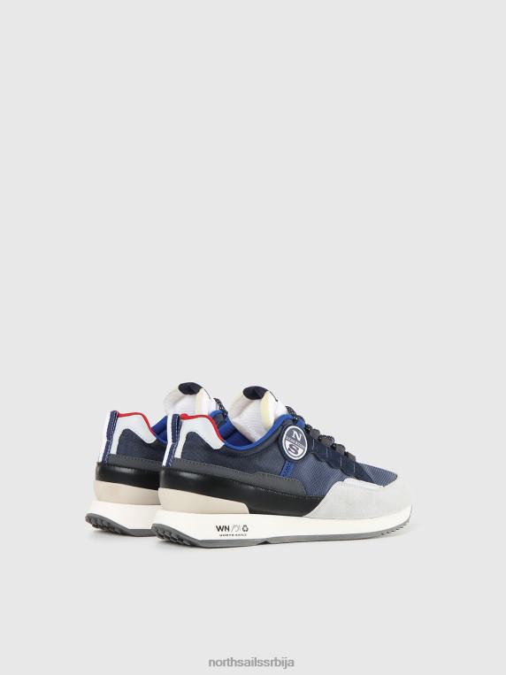 винцх реци патике тегет-сиво-плава обућа мушкарци PDV4J711 North Sails