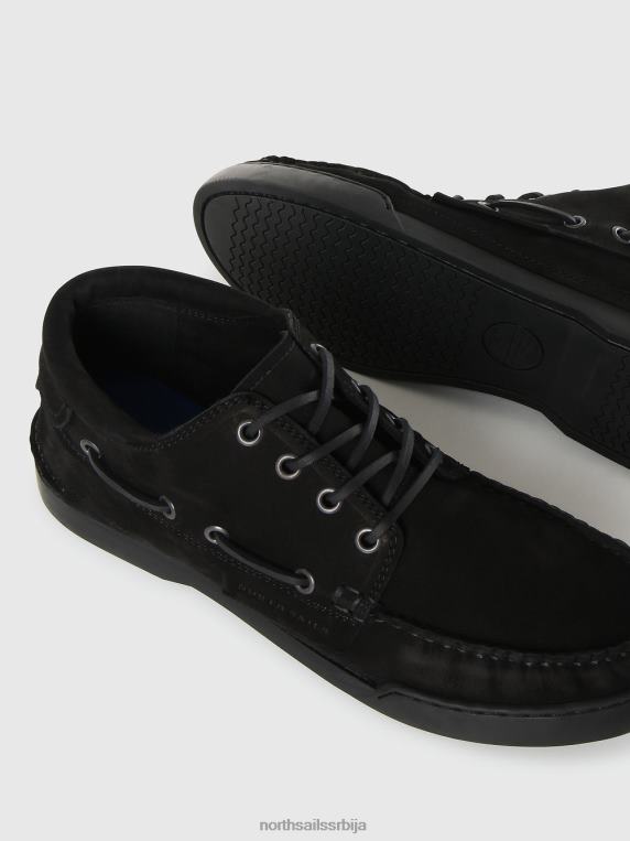палубне средње неутралне ципеле за чамац црн обућа мушкарци PDV4J698 North Sails