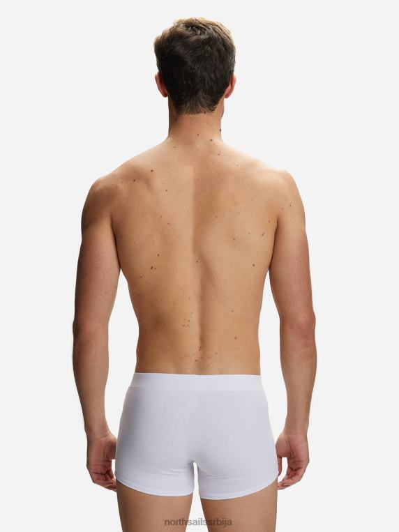 боксерице од органског памука бео одећу мушкарци PDV4J487 North Sails