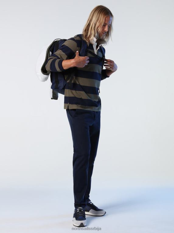 пругаста поло мајица комбинација 2 одећу мушкарци PDV4J1002 North Sails