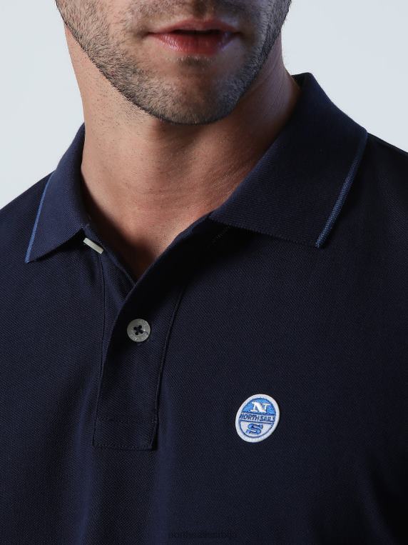 поло мајица дугих рукава Морнарско плаво одећу мушкарци PDV4J1006 North Sails