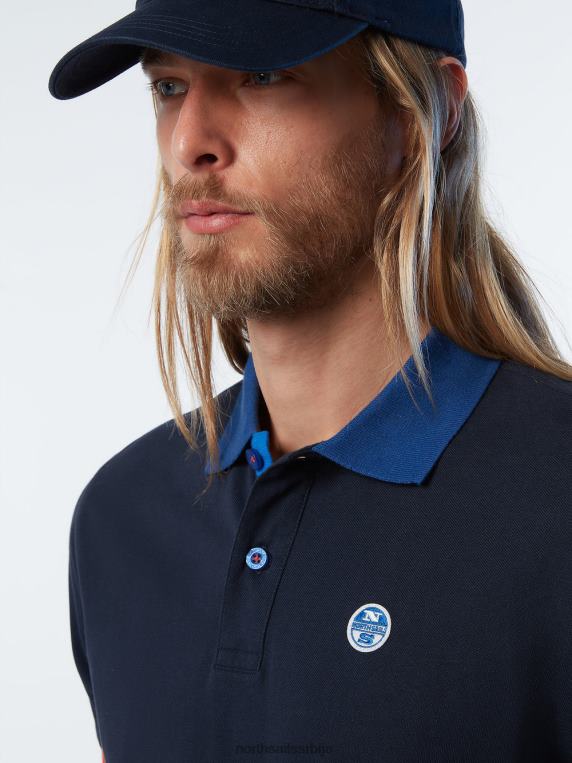 поло мајица од органског памука нова Морнарско плаво одећу мушкарци PDV4J101 North Sails