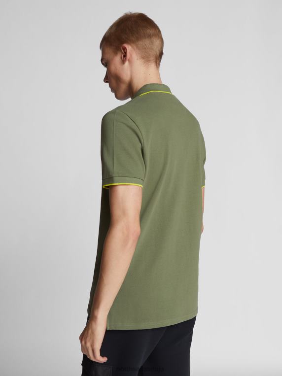 штампана поло мајица маслинасто зелена одећу мушкарци PDV4J1053 North Sails