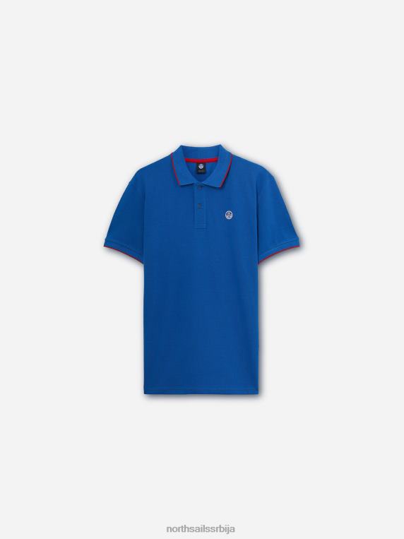штампана поло мајица сноркел блуе одећу мушкарци PDV4J1057 North Sails