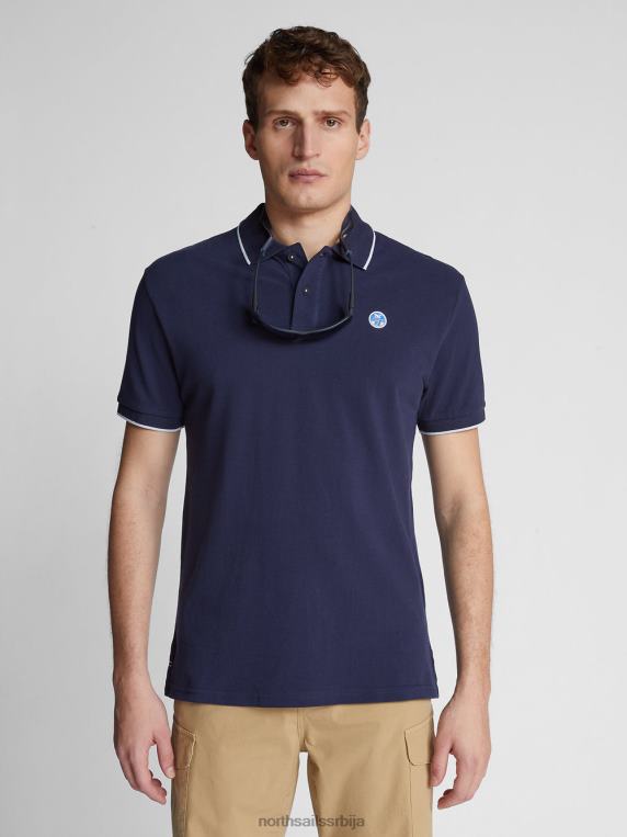 штампана поло мајица Морнарско плаво одећу мушкарци PDV4J1058 North Sails