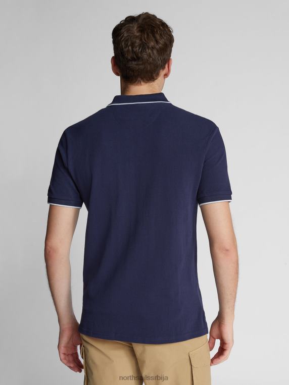 штампана поло мајица Морнарско плаво одећу мушкарци PDV4J1058 North Sails