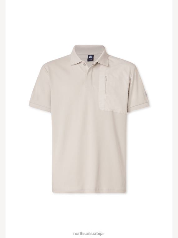 цоолмак пикуе поло мајица сивољубичаста одећу мушкарци PDV4J1071 North Sails